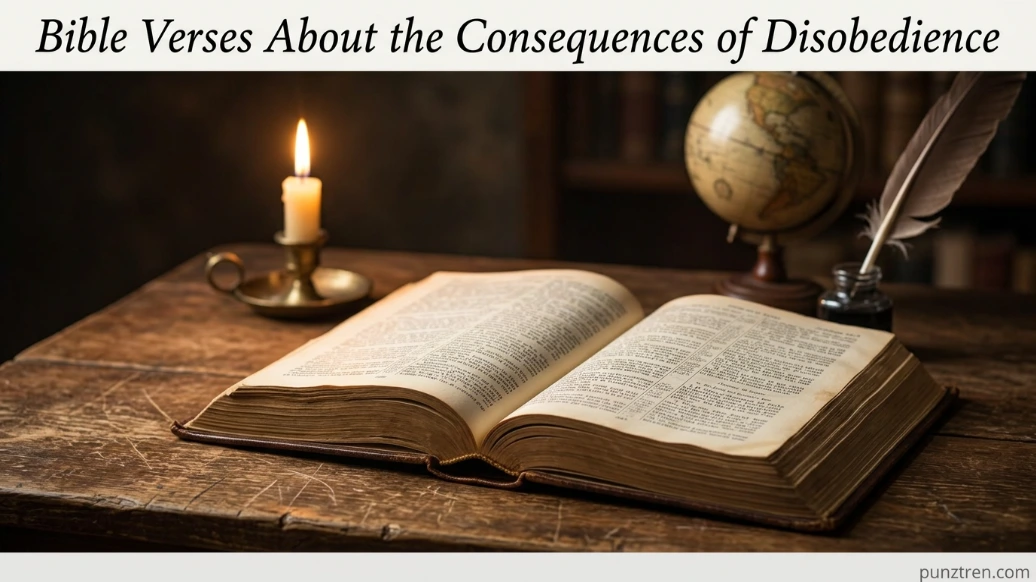 Bible Verses About the Consequences of Disobedience
