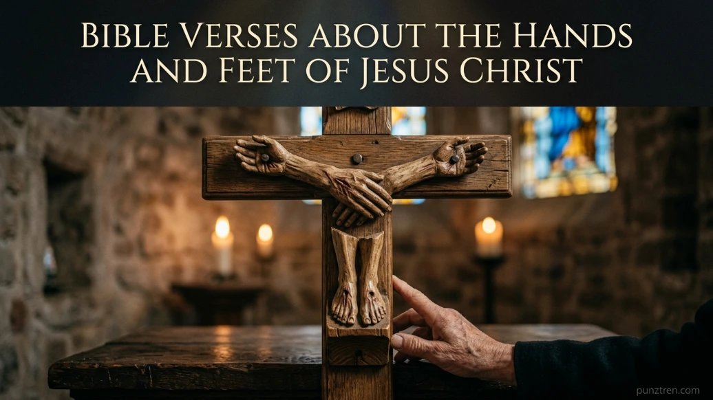 Bible Verses About the Hands and Feet of Jesus Christ