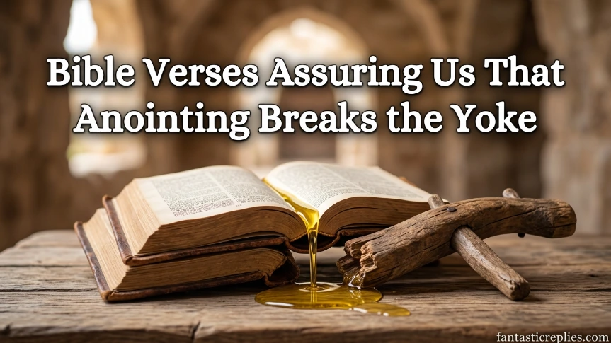 Bible Verses Assuring Us That Anointing Breaks the Yoke