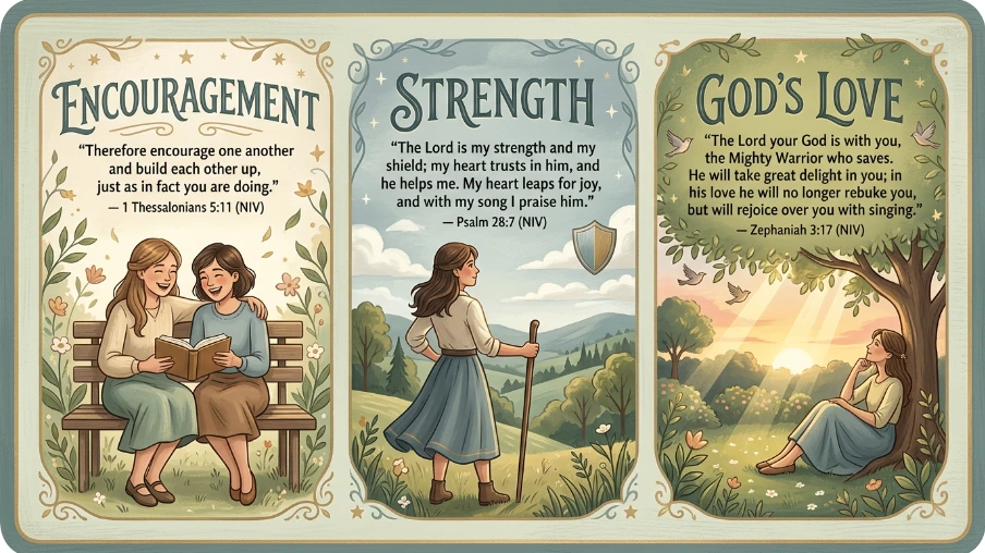 Bible Verses for a Sister: Encouragement, Strength, and God’s Love
