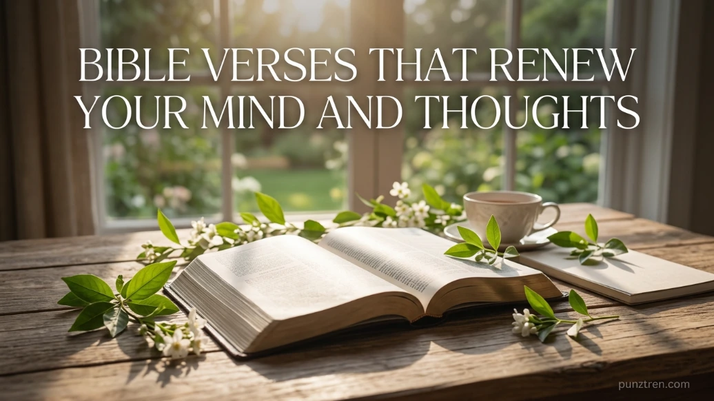 Bible Verses That Renew Your Mind and Thoughts