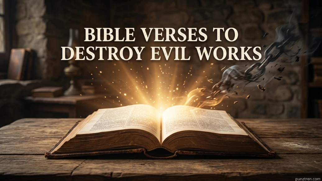 Bible Verses to Destroy Evil Works