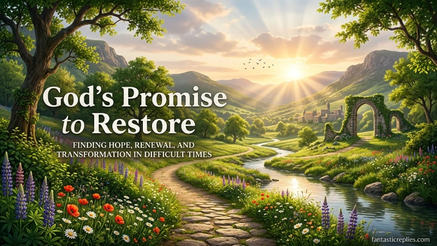 God’s Promise to Restore