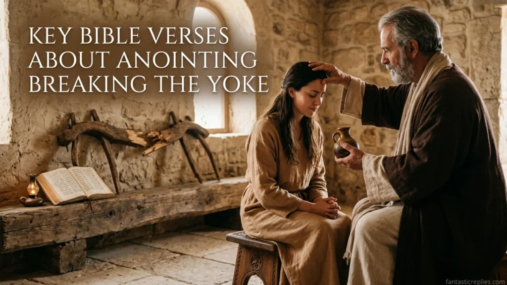 Key Bible Verses About Anointing Breaking the Yoke