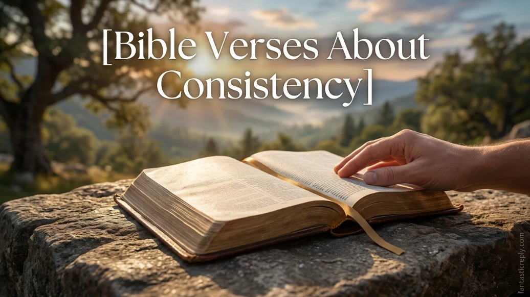 Bible Verses About Consistency