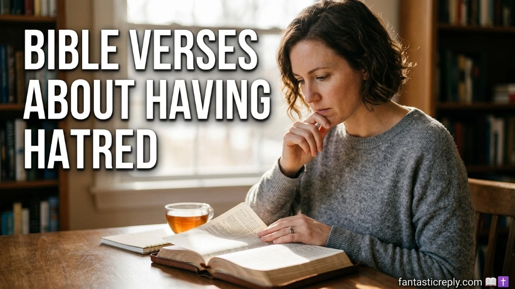 Bible Verses About Having Hatred