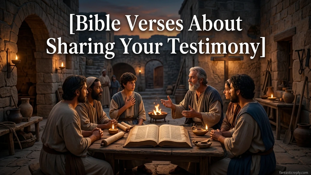 Bible Verses About Sharing Your Testimony