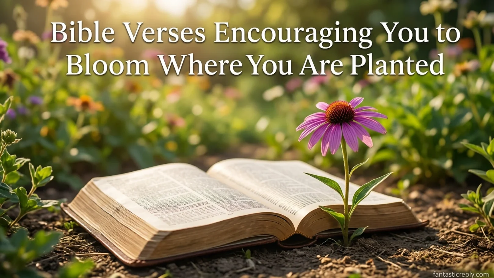 Bible Verses Encouraging You to Bloom Where You Are Planted