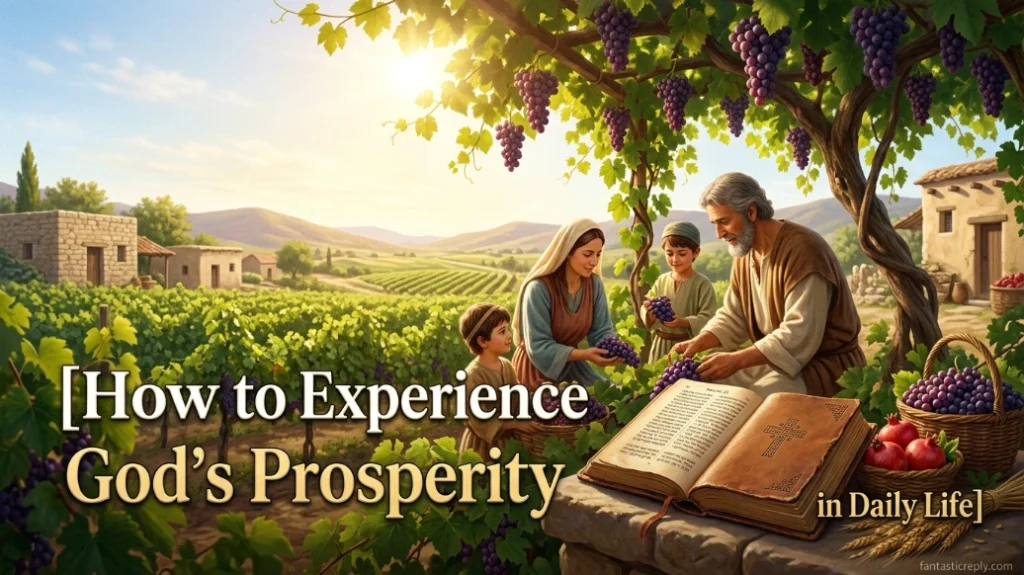 How to Experience God's Prosperity in Daily Life