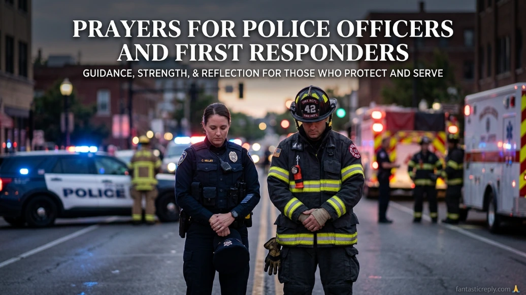 Prayers for Police Officers and First Responders