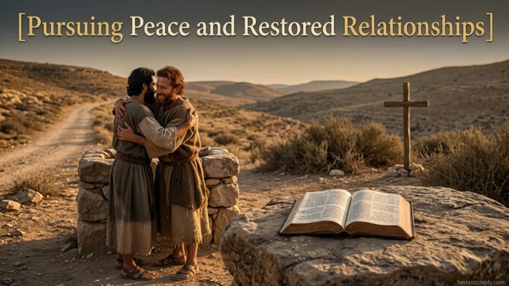 Pursuing Peace and Restored Relationships